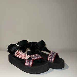Prada lug sole sandal